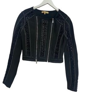 Wow Couture Black studded Jacket
